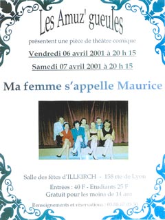 Les Amuz'gueules - 2001 - Ma femme s'appelle Maurice